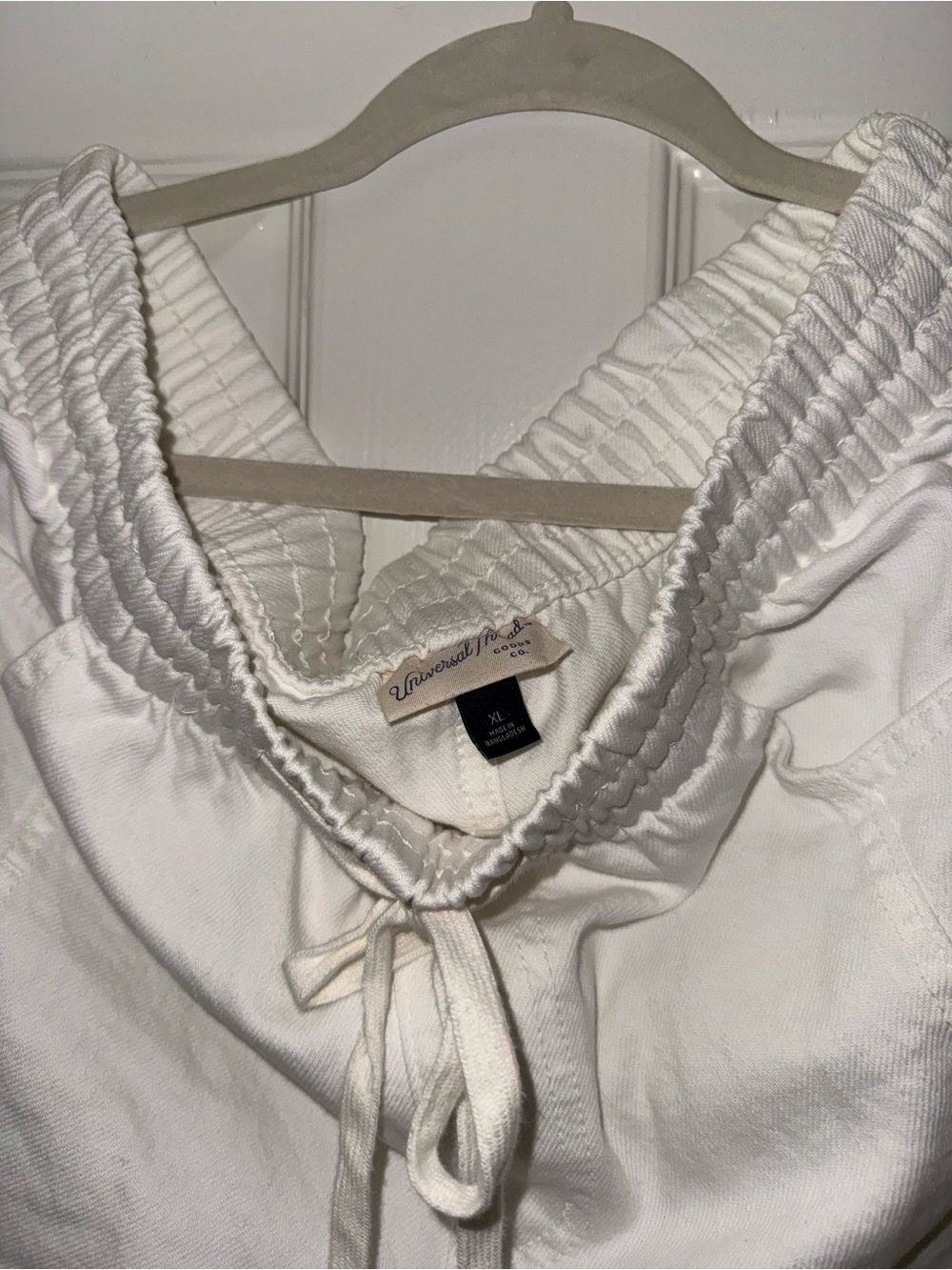 Universal Thread Extra Wide White Drawstring Jeans - Picture 2 of 4